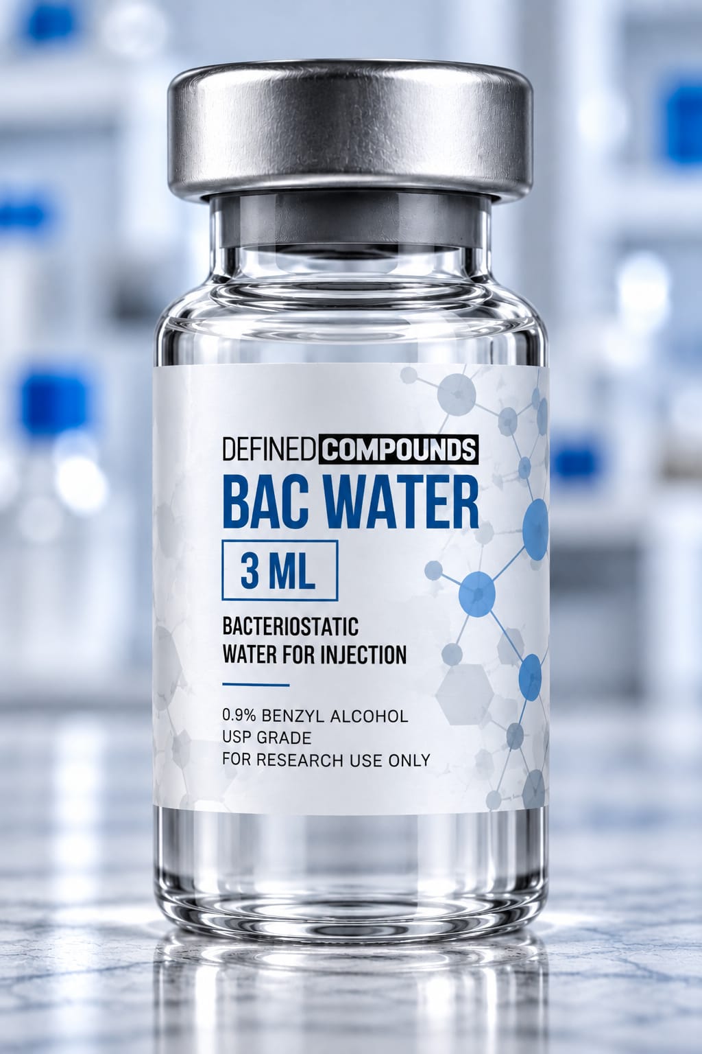 Defined Compounds BAC Water research vial